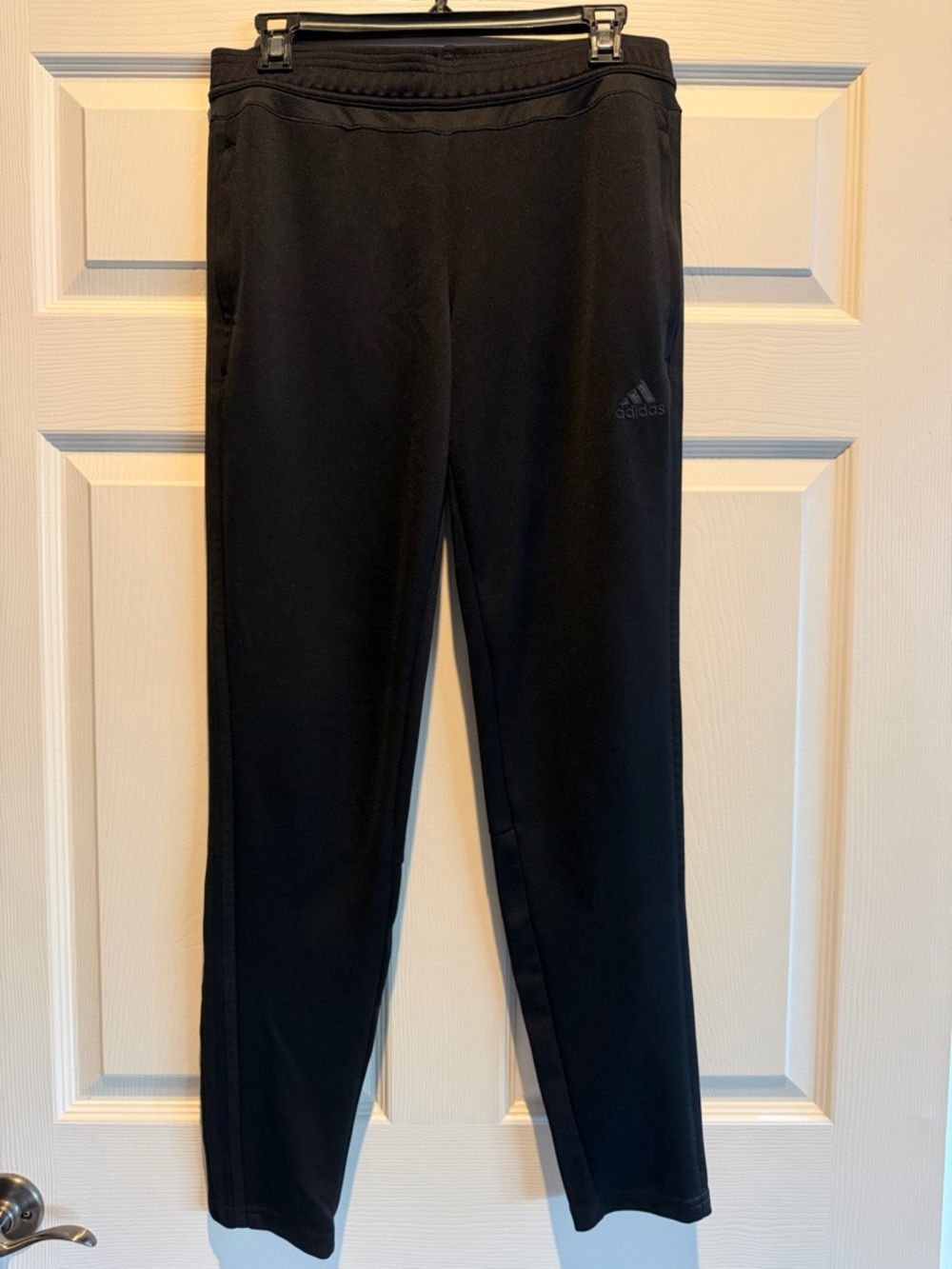 adidas Black Athletic Women Joggers with Subtle Logo